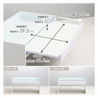 岩附 ガラステーブル IWT-902 1個（直送品）