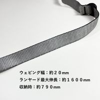 アイダ リール式ランヤードLR-4WダブルT2-BL-130KG 1個（直送品）