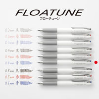 ぺんてる 油性ボールペン FLOATUNE フローチューン 0.4mm 青インキ BZN204-C 1セット（1本×10）