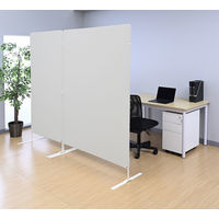 アスクル　マルチワーク　クロススクリーン　幅1200×奥行500×高さ1800mm　ライトグレー　1台 オリジナル