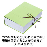 コクヨ アスクル 共同企画 背幅伸縮ファイル 紙製A4タテ グリーン 1冊 オリジナル（わけあり品）