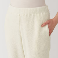 【レディース】無印良品 婦人 なめらかニットフリース 長袖ルームウェアセット 婦人M アイボリー 良品計画