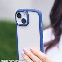 iPhone16Pro/ProMax カメラフィルム ガラス グリッター ブルー PM-A24CFLLP5BUG エレコム 1個（直送品）