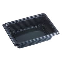 エフピコ 麺容器 DLV角19-14(47)MSD 黒 7E191447 1袋(50個)（直送品）