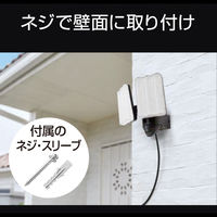 大進 人感 センサーライト コンセント 屋外 LED 防雨 DLA-17T200 1台（直送品）