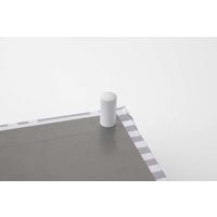 山崎実業 北欧風 暮らしの定番 卓上脚付き 舟型アイロン台 S チェック グレー 5790 1枚×12（直送品）