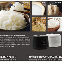 ダイアモンドヘッド 多機能4合炊飯器 ホワイト RM-218TE-WH 1台（直送品）