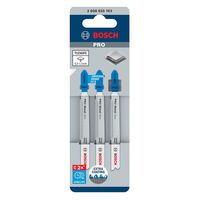 BOSCH ジグソーブレードT121GFC3本 T121GFC 1セット（直送品）