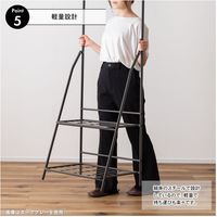 東谷 MIP-58WH フォールディングハンガーラック 1台（直送品）