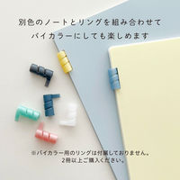 キングジム リングノート ラセーノ A5 ネイビー 9064-NV 1セット（1冊×3）