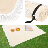 武田コーポレーション ピクニックラグ フリンジ PL24-170BE 1箱(8個入)（直送品）