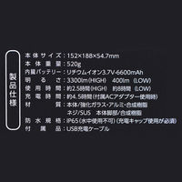 長輝LITETEC ワークライト DCWL-3300C 1個（直送品）