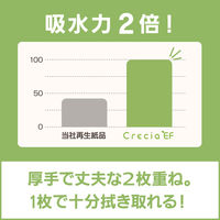 【アウトレット】ペーパータオル クレシアEF ハンドタオル ソフトタイプ 2枚重ね 200組（400枚）1ケース（16個）日本製紙クレシア