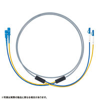 サンワサプライ  ロバスト光ファイバケーブル（マルチ50μmOM3、2芯、LC×2-LC×2、20 HKB-RB2M3LCLC-20（直送品）