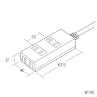 サンワサプライ  火災予防タップ TAP-TSH32N2（直送品）