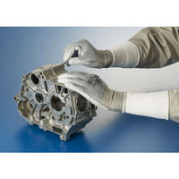 【ウレタン背抜き手袋】 ショーワグローブ 耐切創 ケミスターパームFS No.544 グレー XL 1双（わけあり品）