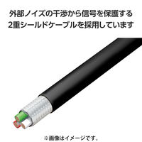 タイプCケーブル （USB-C to C） 2m PD 100W シリコン 黒 MPA-CCECSS20BK エレコム 1個（直送品）