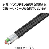 タイプCケーブル （USB-C to C） 1m PD 100W 高耐久 黒 MPA-CCECAN10BK エレコム 1個（直送品）