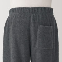 【メンズ】無印良品 紳士 なめらかニットフリース 長袖ルームウェアセット 紳士S チャコールグレー 良品計画