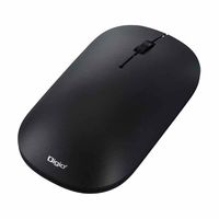 ナカバヤシ 無線静音 3ボタン BlueLEDマウス ブラック MUS-RKT230BK 1個