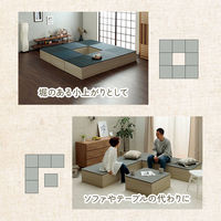 イケヒコ・コーポレーション 畳 ユニット 置き畳 小上がり 和室 和モダン 段ボール『小上がり段ボール』 1040150120430 1枚