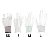小野商事 静電気対策手袋 静電トップ 指先コート 100双組 Sサイズ AG767 AG767S 1組(100双)（直送品）