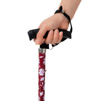 サンファミリー 折りたためる安心ステッキ ワイン 1本