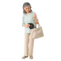 サンファミリー モリス 折りたためる安心ステッキ ネイビー 1本