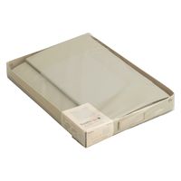 リヒトラブ Roomy 折りたたみボックス 深型 収納ケース 収納ボックス 服収納 おもちゃ箱 コンパクト フタ付 A4 グレー A794-27 1個