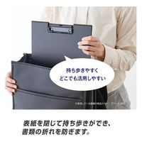 セキセイ クリップボード スタンド式 発泡美人 A4 ブラック FB-2126-60 1冊