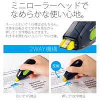 プラス 裏から見えない修正テープ6mm交換 ホワイト WH-016PR 1セット(1個×5)