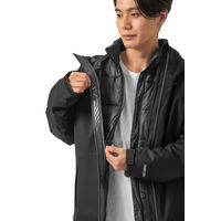 【防寒レインウェア】 Makku ジョイント3in1ジャケット（防寒ジャケットセット） ブラック AS-1300 BK M 1着