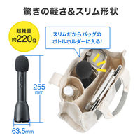 サンワサプライ ハンドマイク型ポータブル拡声器スピーカー(Bluetooth対応) MM-SPAMP18 1個（直送品）