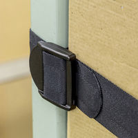 サンワサプライ  落下ストッパー150cm（1本入り）（ブラック） QL-E99-150（直送品）