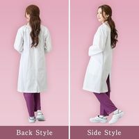 松吉医科器械 マツヨシ ドクターコート(レディース)MYーDCL01 Sサイズ MY-DCL01(S) 1枚　白衣　ドクターコート