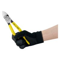 ツノダ 電工パワー薄刃ニッパー 圧着機能付 PUN-225A 1個（直送品）