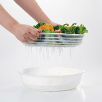 吉川国工業所 ふた付き卓上水切り ホワイト STK-22_W 1個