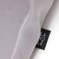 【LAKOLE/ラコレ】 帆布スリッパ ライトグレー L（25～27cm）