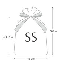 【クリスマス】ヘッズ シンプルクリスマスレッド不織布バッグーSSXR-SS1袋（10枚）