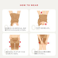 アイメディア 太ももにすき間極薄ねじりガードル M~L ベージュ 1063633 1個（直送品）