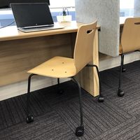 Garage GDシリーズ リフレッシュチェア キャスター付 DC-GD11 ナチュラル 698383 1脚（直送品）