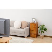 YAMAZEN ミニチェスト5段 MHK-5(OBR)R 1台（直送品）