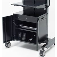 サンワサプライ テレビ会議用 ディスプレイスタンド 幅770×奥行660×高さ1801mm CR-PL39BK 1台（直送品）