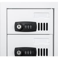 サンワサプライ スマートフォン保管庫 10台収納 個別ロック ダイヤル錠 幅340×奥行340×高さ432mm CAI-CABSP51 1台（直送品）