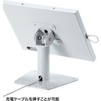 サンワサプライ 10.2インチiPad用 卓上スタンド 幅266×奥行150×高さ237mm CR-LASTIP27W 1台（直送品）