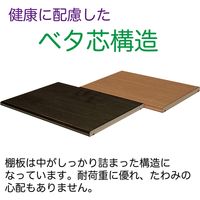 小島工芸 ＢＢシリーズ 書棚 ベーシックボード ロータイプ BB-120L 幅1203×奥行400×高さ1068mm ウォールモカ 1台（直送品）