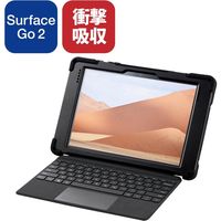 Surface Go2 インナーケース バッグインバッグ 耐衝撃 TPU スタンド付 ブラック TB-MSG20HVHBK エレコム 1個