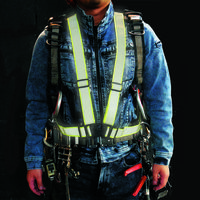 小野商事 WS9024 リフレクティブベスト ブラック 1着