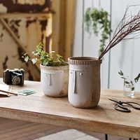 スパイス Wow!クールアフリカン フェイス ポット ホワイト CPGH1220 1個（直送品）