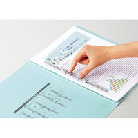 コクヨ ソフトカラーファイル 樹脂製とじ具 A4縦 15m フ-1-1 30冊